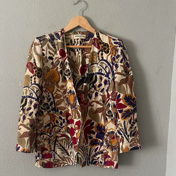 Sonia‎ Rykiel Linen Jacket - Picture 1 of 9